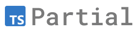 The typescript logo next to the word Partial.